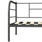 Preview: Tagesbett-Rahmen Grau Metall 90×200 cm