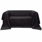 Preview: ARDEBO.de - Sofahusse aus Microsuede Anthrazit 210x280 cm