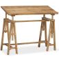 Preview: Zeichentisch Mangoholz Massiv 116 x 50 x 76 cm