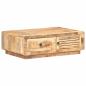 Preview: Couchtisch 90x60x29 cm Raues Mangoholz