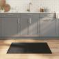 Preview: ARDEBO.de - Teppich Rechteckig Schwarz 70x100 cm Bambus
