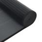 Preview: Teppich Rechteckig Schwarz 70x100 cm Bambus