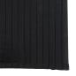 Preview: Teppich Rechteckig Schwarz 70x100 cm Bambus