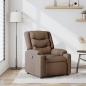 Preview: ARDEBO.de - Relaxsessel Braun Stoff