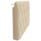 Preview: Kopfteil-Kissen Creme 100 cm Stoff
