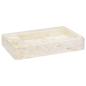 Preview: ARDEBO.de - Waschbecken Creme 58x39x10 cm Marmor
