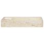 Preview: Waschbecken Creme 58x39x10 cm Marmor