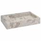 Preview: ARDEBO.de - Waschbecken Grau 58x39x10 cm Marmor
