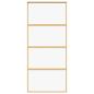 Preview: Schiebetür Golden 90x205 cm ESG-Klarglas und Aluminium