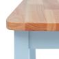 Preview: Esszimmerstühle 2 Stk Grau Helles Holz Massivholz Kautschukbaum