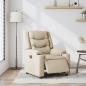Preview: Relaxsessel Elektrisch Creme Stoff