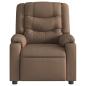 Preview: Massagesessel Elektrisch Braun Stoff