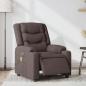Preview: Massagesessel Elektrisch Dunkelbraun Stoff