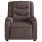 Preview: Massagesessel Elektrisch Dunkelbraun Stoff