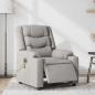 Preview: Massagesessel Elektrisch Wolkengrau Stoff