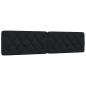 Preview: Bettgestell ohne Matratze Schwarz 200x200 cm Stoff