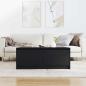 Preview: Couchtisch mit Schubladen Schwarz Eichen-Optik 100x100x40 cm