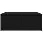 Preview: Couchtisch mit Schubladen Schwarz Eichen-Optik 100x100x40 cm