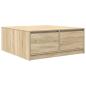 Preview: Couchtisch mit Schubladen Sonoma-Eiche 100x100x40 cm