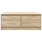 Preview: Couchtisch mit Schubladen Sonoma-Eiche 100x100x40 cm