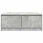 Preview: Couchtisch mit Schubladen Betongrau 100x100x40 cm