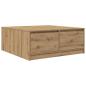 Preview: Couchtisch mit Schubladen Artisan-Eiche 100x100x40 cm