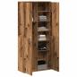 Preview: Highboard 80 x 35 x 180 cm Holzwerkstoff Altholz