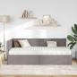 Preview: Eckbettgestell mit Matratze 2 stk. Taupe 90 x 190 cm Samt