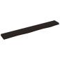 Preview: Wandregal Dunkelbraun 80x10x2 cm Massivholz Eiche Behandelt