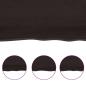 Preview: Wandregal Dunkelbraun 80x10x4 cm Massivholz Eiche Behandelt