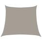 Preview: Sonnensegel 160 g/m² Trapez Hellgrau 4/5x4 m HDPE