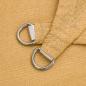 Preview: Sonnensegel 160 g/m² Dreieckig Sandfarben 3,5x3,5x4,9 m HDPE