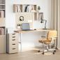 Preview: Schreibtischplatte Unbehandelt 160x50x2,5 cm Massivholz Eiche