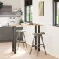 Preview: ARDEBO.de - Bartischbeine Anthrazit 2 Stk. 50x(110-111) cm Stahl