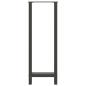 Preview: Bartischbeine Anthrazit 2 Stk. 50x(110-111) cm Stahl