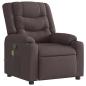 Preview: Massagesessel Dunkelbraun Stoff