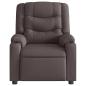 Preview: Massagesessel Dunkelbraun Stoff