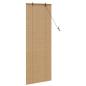 Preview: Rollo Braun 60 x 160 cm Bambus