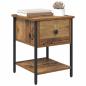 Preview: Nachttisch Altholz 34 x 35,5 x 45 cm Holzwerkstoff