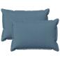 Preview: ARDEBO.de - Kissen 2 stk. HOUTEN Jeans blau 40 x 60 cm Kunstleinen