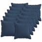 Preview: ARDEBO.de - Kissen 12 stk. HOUTEN Blau 45 x 45 cm Kunstleinen