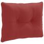 Preview: R Rückenkissen PUTTEN 100 % Polyester Weinrot 50 x 40 x 10 cm