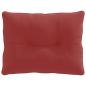 Preview: R Rückenkissen PUTTEN 100 % Polyester Weinrot 50 x 40 x 10 cm