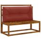 Preview: Pallet Rückenpolster VIANEN 100 % Polyester Rot