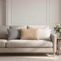 Preview: ARDEBO.de - Wurfkissen 2 stk. HEERLEN Creme 30 x 50 cm Stoff