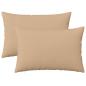 Preview: Wurfkissen 2 stk. HEERLEN Creme 30 x 50 cm Stoff