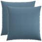 Preview: ARDEBO.de - Wurfkissen 2 stk. HEERLEN Jeans blau 55 x 55 cm Stoff