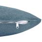 Preview: Kissen mit Kissen HEERLEN 2 Stk. Jeans blau Stoff