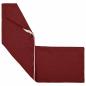 Preview: Kissen mit Kissen HEERLEN Weinrot 40 x 145 cm Stoff