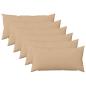 Preview: ARDEBO.de - Wurfkissen 6 stk. HEERLEN Creme 40 x 70 cm Stoff